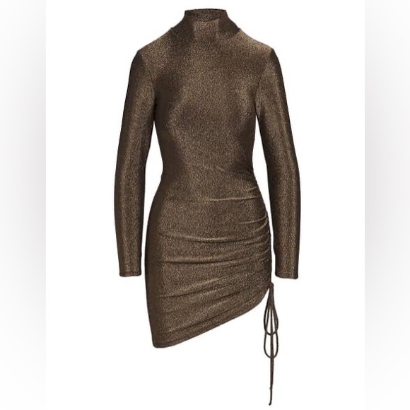 n:PHILANTHROPY Demetra Dress gold/black Sz M sold out! - Picture 2 of 6